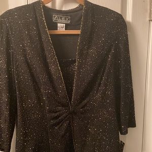 New jazzy 2-piece 3/4 cardigan and shell set.